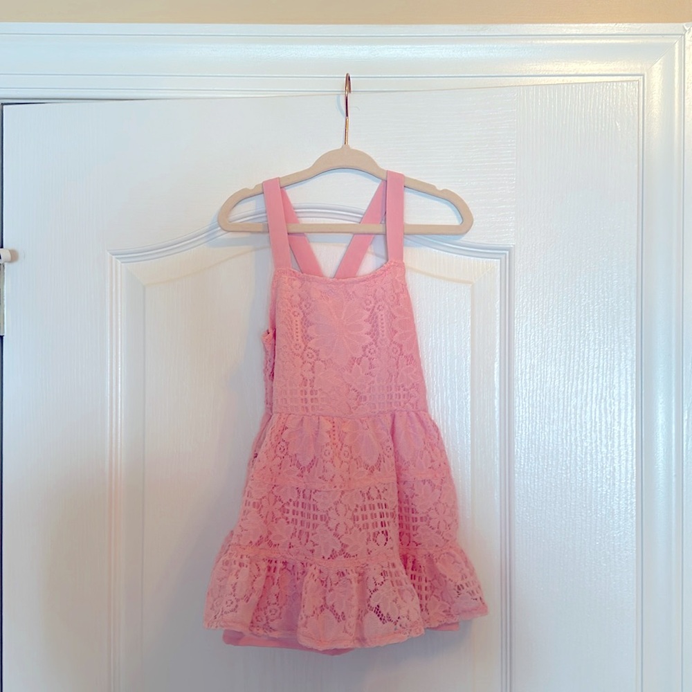 Girls 2T Peek pink dress. Never worn. Tags on